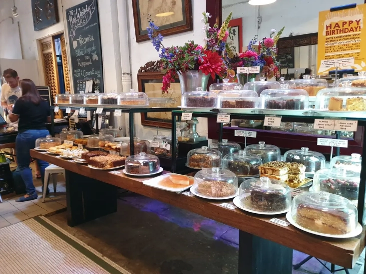 China House Cafe Cake Selection Image