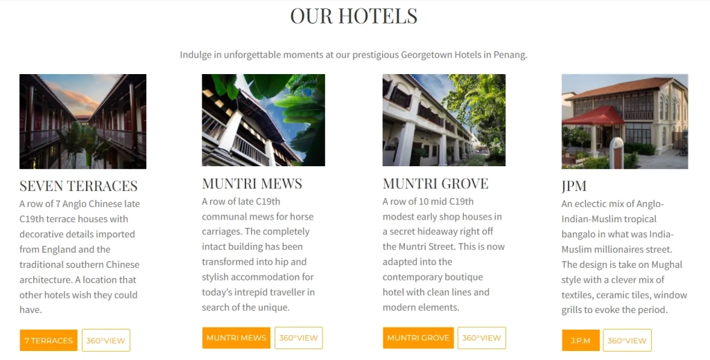 Our Hotels Selection Image