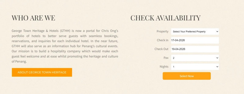 GTHH Check Availability
