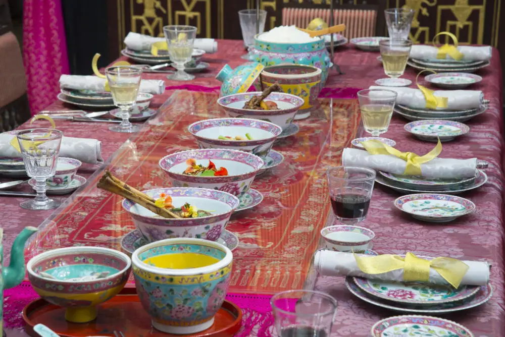 Peranakan Food Plating